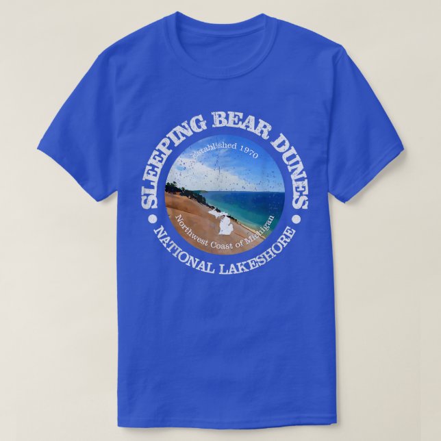 Camiseta Vintage Sleeping Bear Dunes NL (rd) (Diseño del anverso)