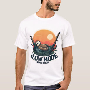 Camiseta Vintage Sloth Durmiente Divertida Diseño