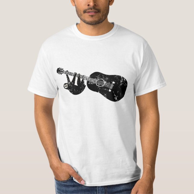 Camiseta Vintage sloth guitar tee (Anverso)