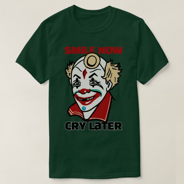 Camiseta Vintage Smilling Clown (Diseño del anverso)