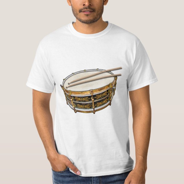 Camiseta Vintage Snare Drum (Anverso)