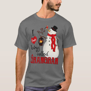 Camiseta Vintage Snowflakes Snowman me encanta ser llamado