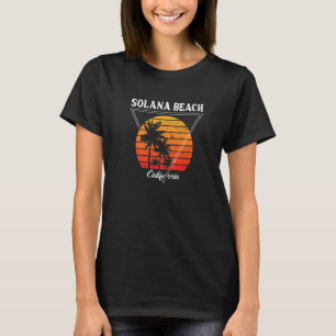 Camiseta Vintage Solana Beach California Palm Trees CA Retr