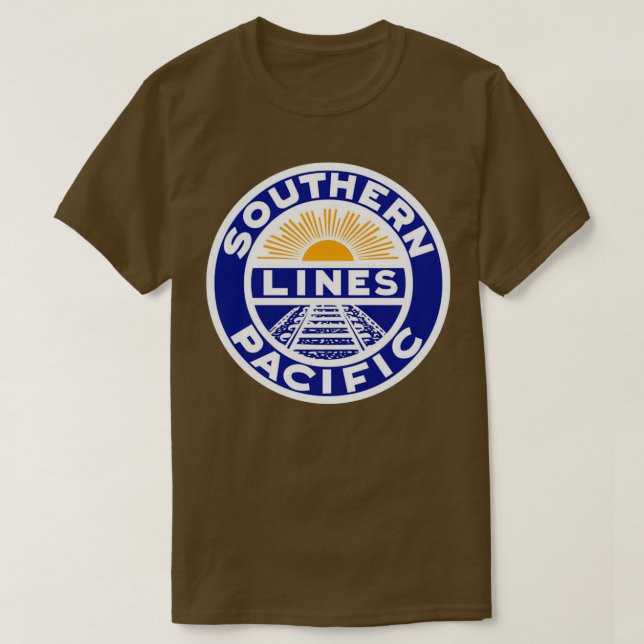Camiseta Vintage Southern Pacific Lines Railroad (Diseño del anverso)