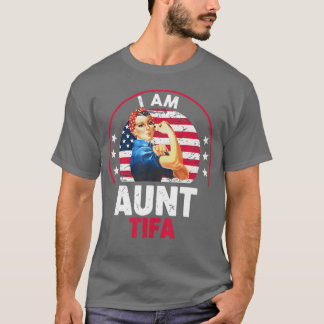 Camiseta Vintage Soy Tía Mujer Chica Tía América F