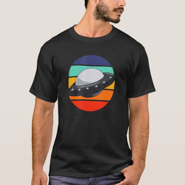 Camiseta Vintage Spaceship Alien Ufo Extraterrestre (Anverso)