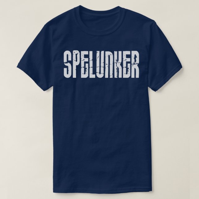 Camiseta Vintage Spelunker Spelunker Caving Men (Diseño del anverso)