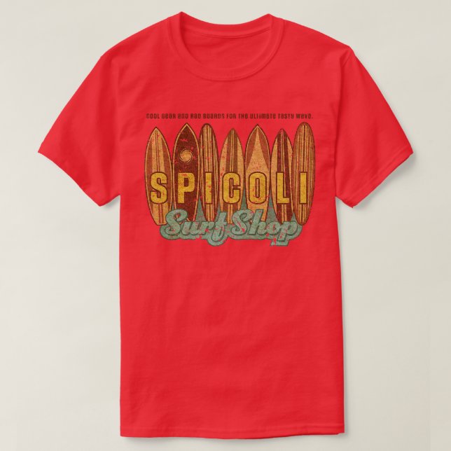 Camiseta Vintage Spicoli Surf Shop (Diseño del anverso)