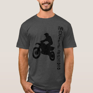 Camiseta Vintage Sport Motocross Lovers Motocross Man Silho