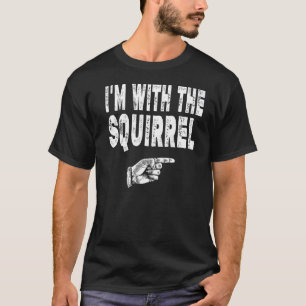 Camiseta Vintage Squirrel Fans que estoy con la ardilla