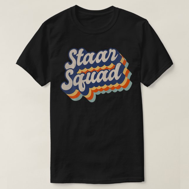 Camiseta Vintage Staar Squad Elemental Test Day Te (Diseño del anverso)