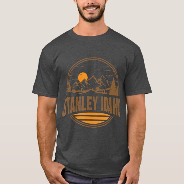 Camiseta Vintage Stanley Idaho Mountain Senking Souvenir (Anverso)
