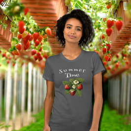 Camiseta Vintage Stawberries - Summertime