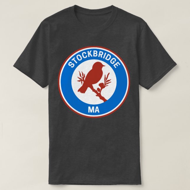 Camiseta Vintage Stockbridge Massachusetts (Diseño del anverso)