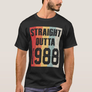 Camiseta Vintage Straight Outta 1988 Funny Retro Cumpleaños