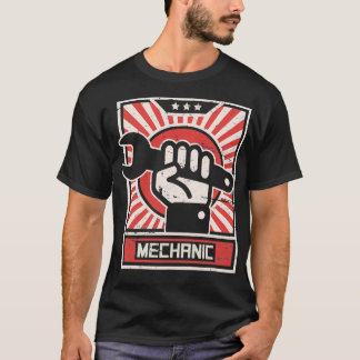 Camiseta Vintage Style MECHANIC Propaganda Poster