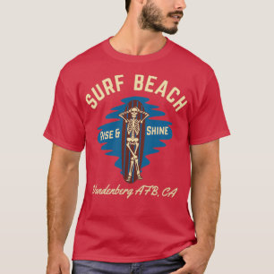 Camiseta Vintage Style Surf Beach Vandenberg AFB California