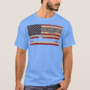 Camiseta Vintage submarino Sand Lance SS381 Molestias Amer