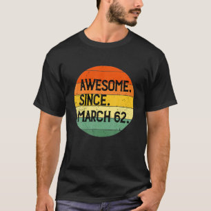 Camiseta Vintage Sun March 1962 Partes Originales 60º Nacim
