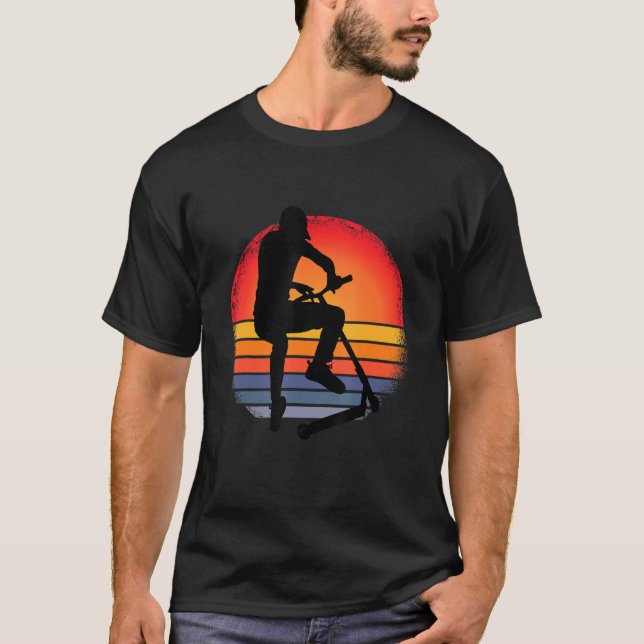 Camiseta Vintage Sun Stunt Scooter Stunt Scooter (Anverso)