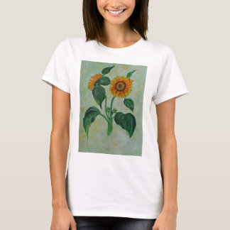 Camiseta Vintage Sunflowers Arte Botánico