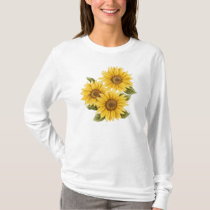Camiseta Vintage Sunflowers T-Shirt