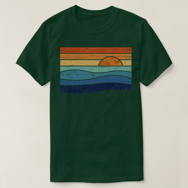 Camiseta Vintage Sunset (Diseño del anverso)