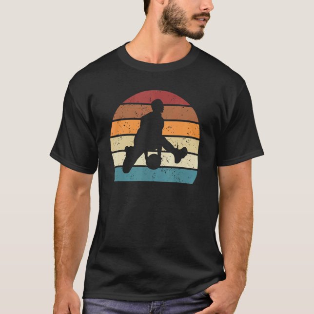 Camiseta Vintage Sunset Basketball Cool Basketball (Anverso)