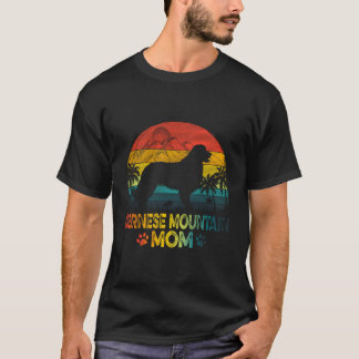 Camiseta Vintage Sunset Bernese Mountain Dog Mom S Mother D