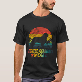 Camiseta Vintage Sunset Bernese Mountain Dog Mom S Mother D
