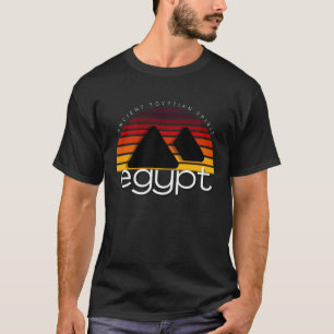 Camiseta Vintage Sunset Egypt T Shirt Egyptian Tee