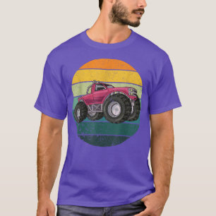 Camiseta Vintage Sunset Monster Truck Racing USA Monster Tr