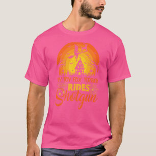 Camiseta Vintage Sunset My Toy Fox Terrier Dog Ride Shotgun