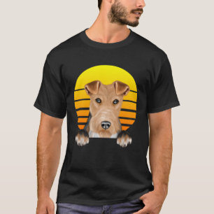 Camiseta Vintage Sunset Wire Fox Terrier Dog