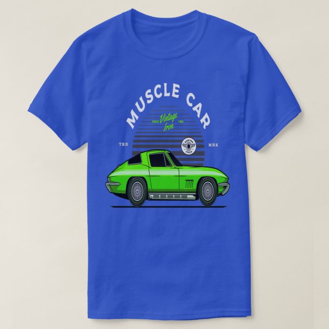 Camiseta Vintage Super MusMuscle Car 1 (Diseño del anverso)