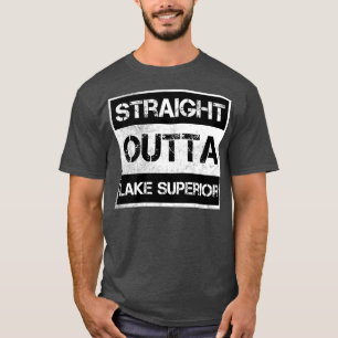 Camiseta Vintage Superior Del Lago De Salida Ligera Con Pro