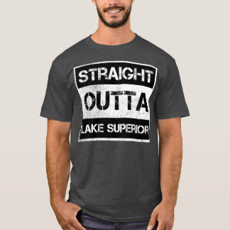 Camiseta Vintage Superior Del Lago De Salida Ligera Con Pro