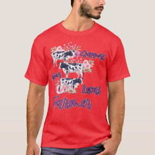Camiseta Vintage Support Your Local Farmers Farm Animals Co