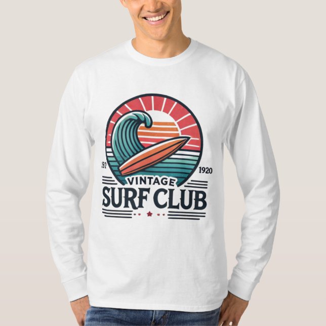 Camiseta Vintage Surf Club (Anverso)