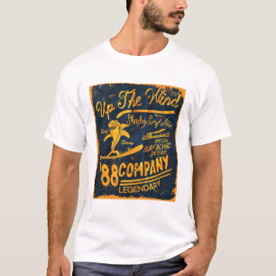 Camiseta Vintage Surf Up the Wind