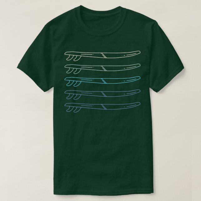 Camiseta Vintage Surfboard (Diseño del anverso)