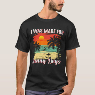 Camiseta Vintage Surfer Retro Surfing Beach Summer Vacation
