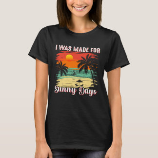 Camiseta Vintage Surfer Retro Surfing Beach Summer Vacation