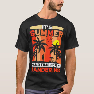 Camiseta Vintage Surfer Retro Surfing Beach vacaciones de v
