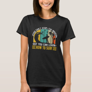 Camiseta Vintage Surfer Retro Surfing Beach vacaciones de v