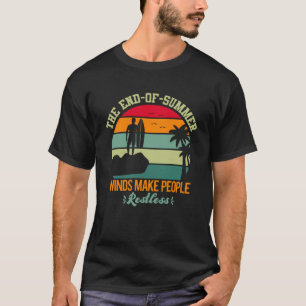Camiseta Vintage Surfer Retro Surfing Beach vacaciones de v