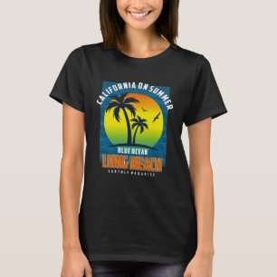 Camiseta Vintage Surfer Retro Surfing Beach vacaciones de v