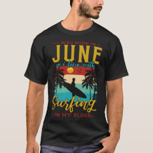 Camiseta Vintage Surfer Retro Surfing Beach vacaciones de v