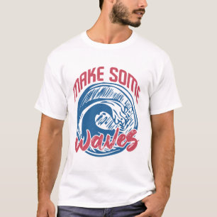 Camiseta Vintage Surfer Surfboards Grunge Aspecto Usado