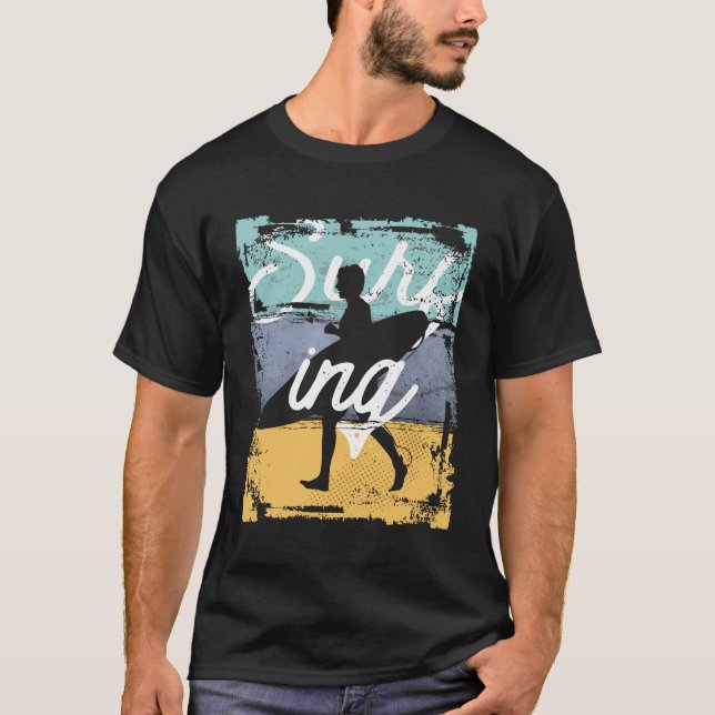 Camiseta Vintage Surfing Extreme Sport (Anverso)